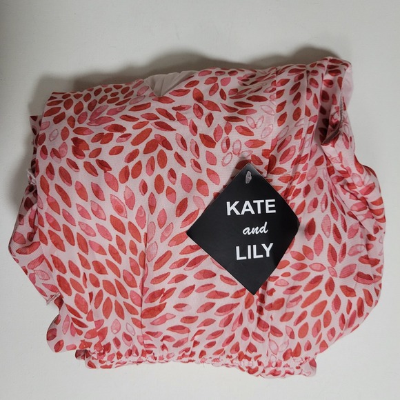 NEW Kate and Lily Sleeveless Ruffle Dress‎ Size 8 Chiffon Lined Boho Cottage - Picture 7 of 7